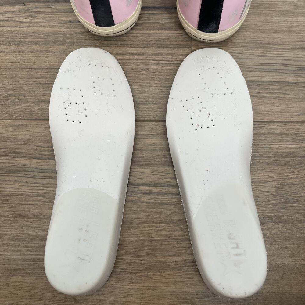 Golden Goose Slide Sneaker Dreamed in Venice Size 36 US 6 Pink Glitter High Top - Picture 13 of 15